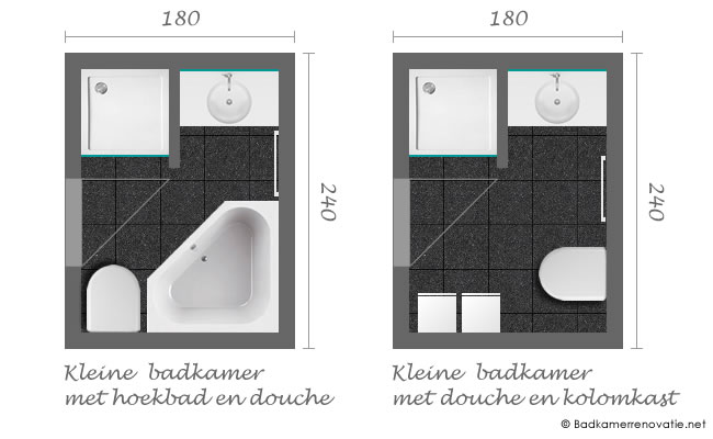 Wonderbaarlijk Kleine badkamer renoveren & inrichten: 12 tips + foto's & inspiratie KI-46